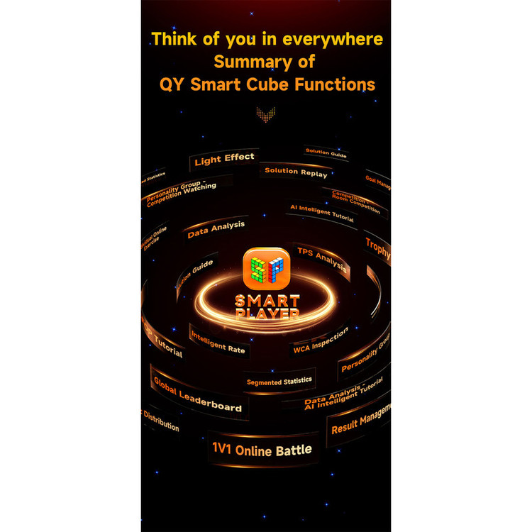 مکعب روبیک چی ای مدل هوشمند بلوتوثی SC-S کای وای 3×3 QY Smart Cube Standard