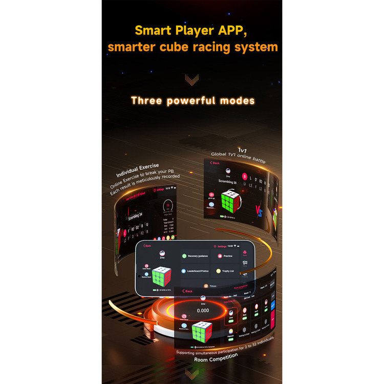 مکعب روبیک چی ای مدل هوشمند بلوتوثی SC-S کای وای 3×3 QY Smart Cube Standard