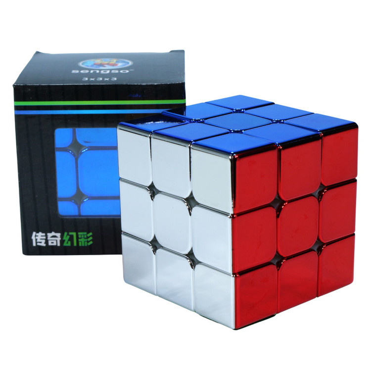 مکعب روبیک شنگشو مدل متالیک مگنتی 3×3