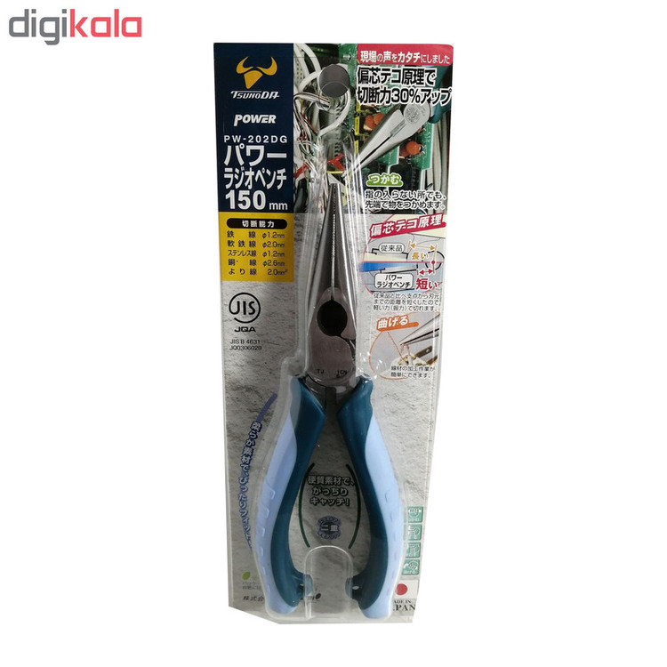 انبر دم باریک تسونودا مدل PW-202DG سایز 6 اینچ