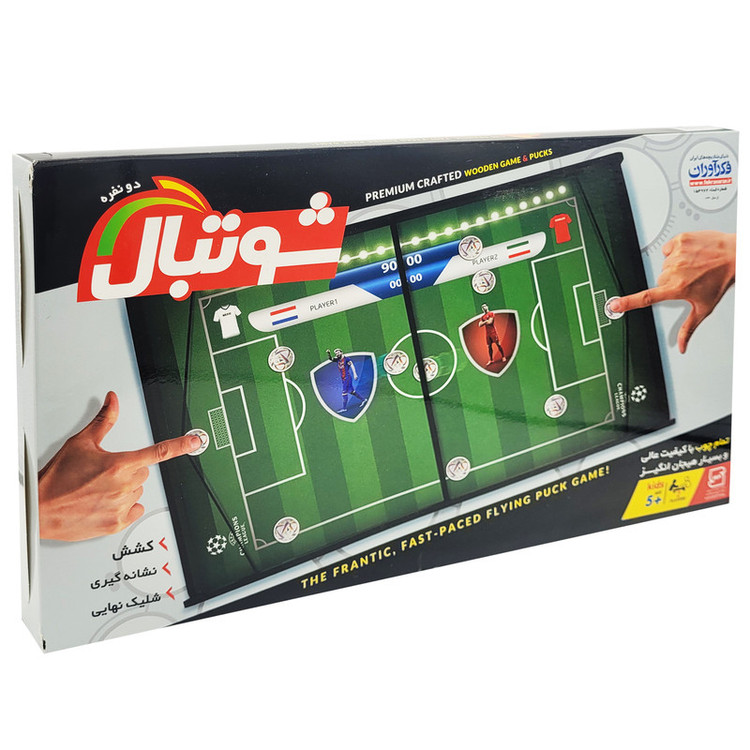 بازی فکری فکرآوران مدل شوتبال بردگیم