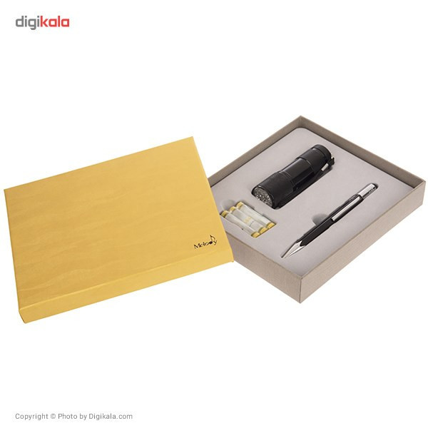 ست خودکار استایلوس و چراغ قوه ملودی کد 16