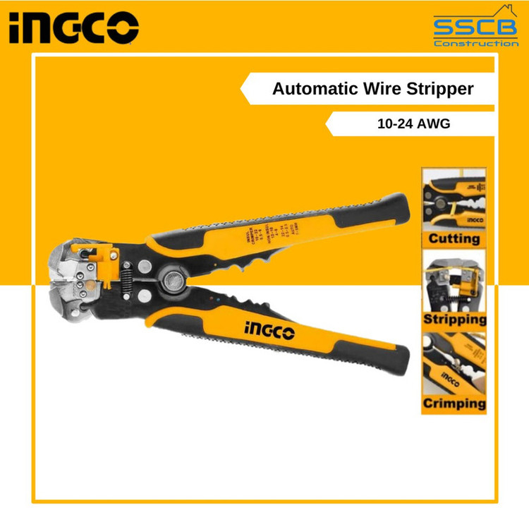 انبر سیم لخت کن اینکو مدل HWSP-102418 سایز 1/4-8 اینچ