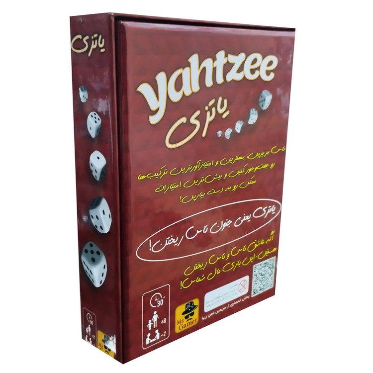 بازی فکری مدل یاتزی yahtzee