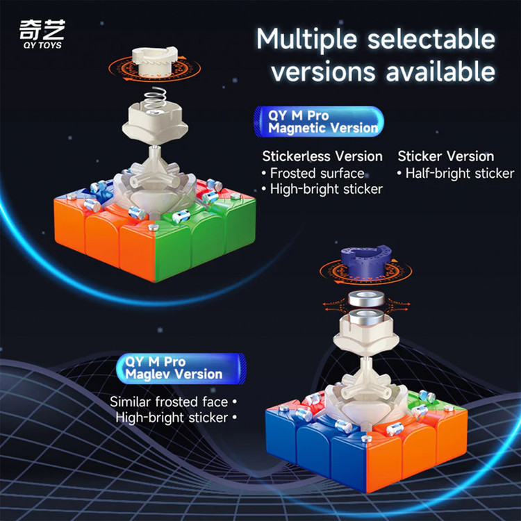 مکعب روبیک چی ای مدل ام پرو مگنت مگلو کای وای 3×3 QY M Pro Magnetic Maglev