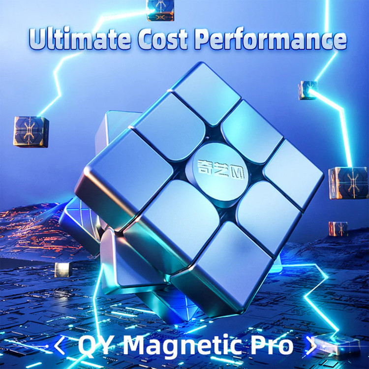 مکعب روبیک چی ای مدل ام پرو مگنت مگلو کای وای 3×3 QY M Pro Magnetic Maglev