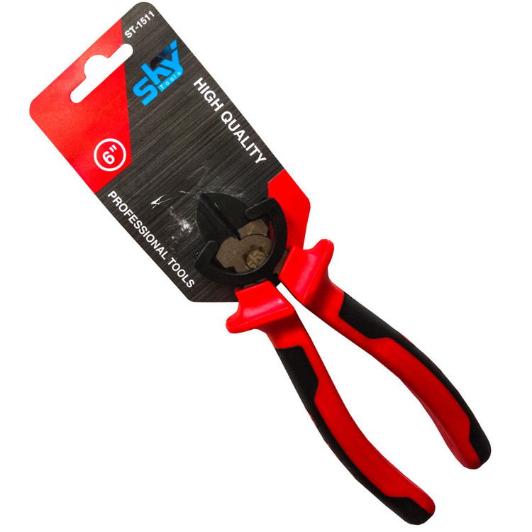 انبر دست و انبر سیم چین و انبر دم باریک اسکای مدل STROY- 55288 مجموعه 3 عددی