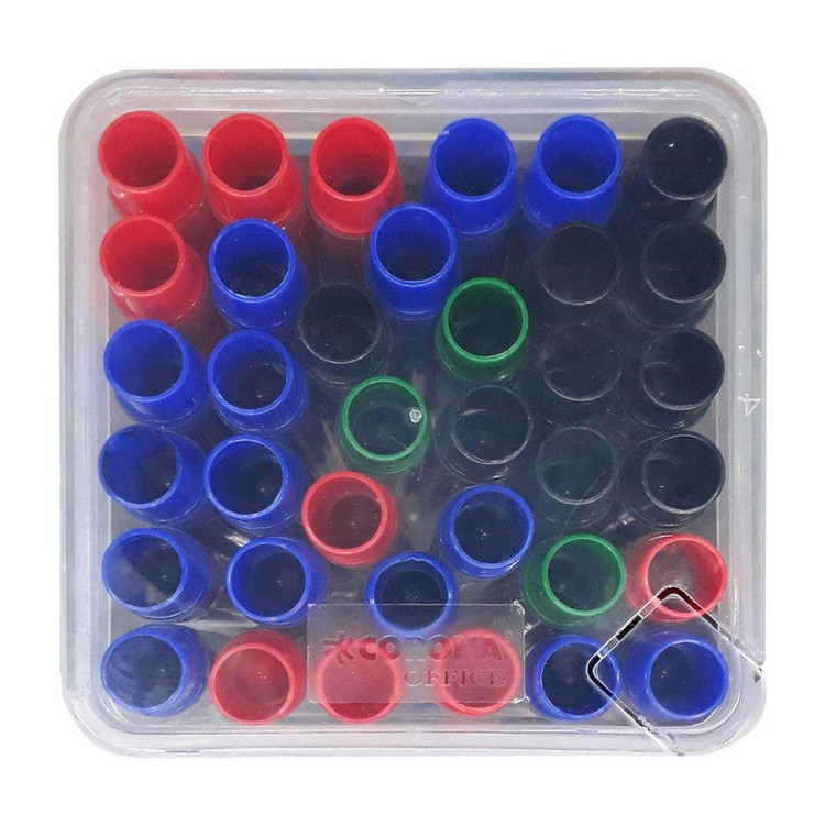ماژیک وایت برد کرونا مدل Refillable کد CO-1090 بسته 12 عددی به همراه جوهر یدک