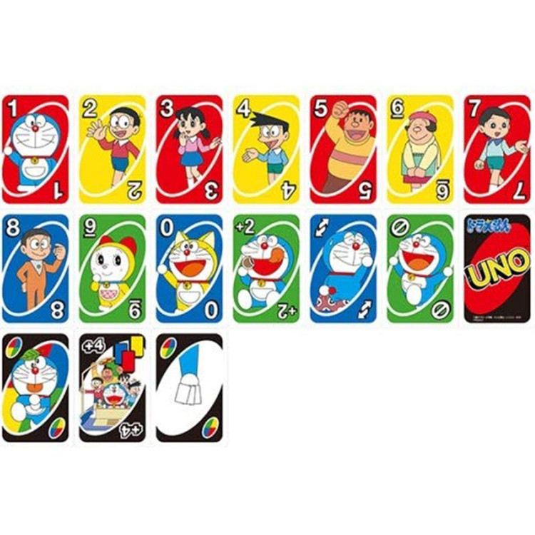 بازی فکری اونو مدل دورامون طرح Uno Doraemon