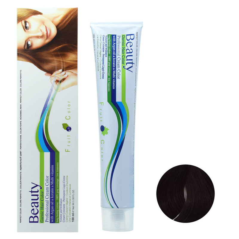 رنگ مو بیوتی شماره 4.99 حجم 100 میلی لیتر رنگ شرابی تیره