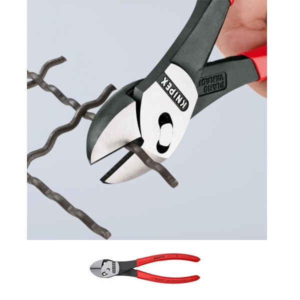 انبر سیم چین کنیپکس مدل TwinForce 7371180 سایز 7 اینچ