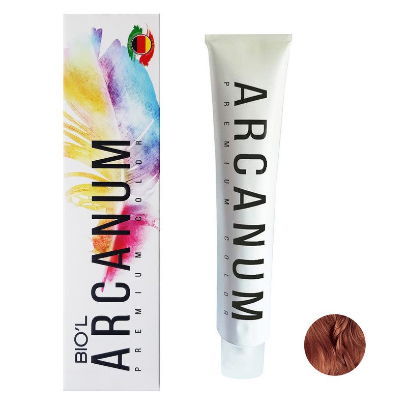 رنگ مو بیول مدل Arcanum شماره 6.24 حجم 120 میلی لیتر رنگ بلوند فندقی تیره