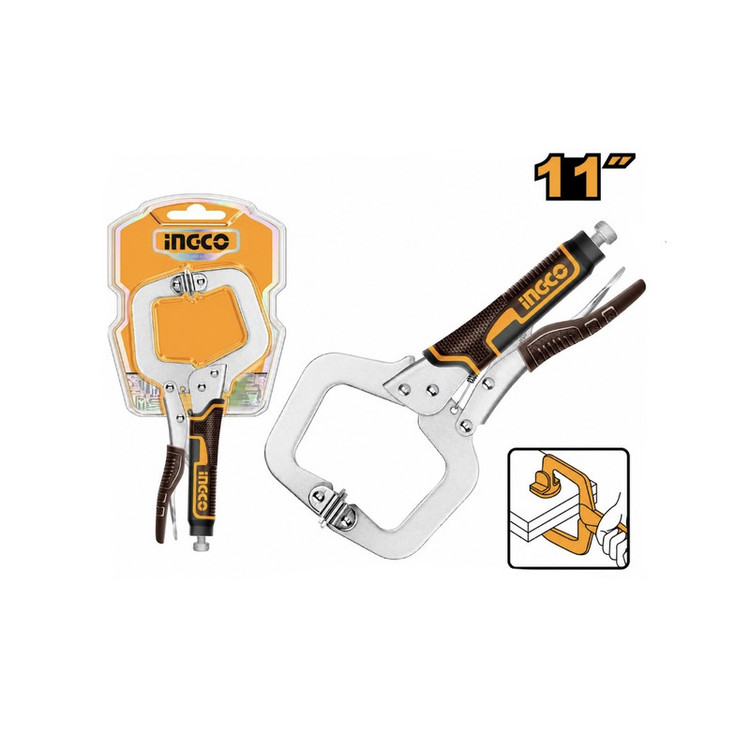 انبر قفلی گیره ای اینکو مدل HCCLW0211 سایز 11 اینچ