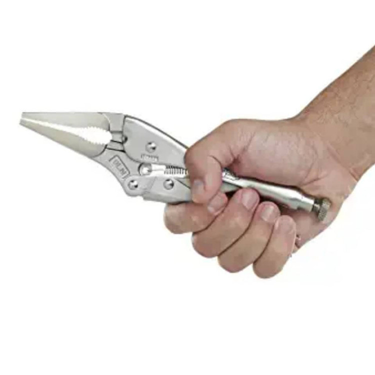 انبر قفلی دم باریک وایس گریپ مدل 1602L3-4LN سایز 4 اینچ