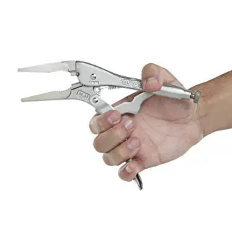 انبر قفلی دم باریک وایس گریپ مدل 1602L3-4LN سایز 4 اینچ