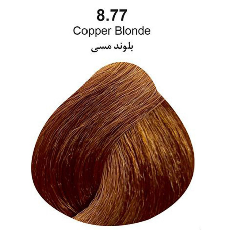 رنگ مو پولو بیوتی شماره 8.77 حجم 100 میلی لیتر رنگ بلوند مسی
