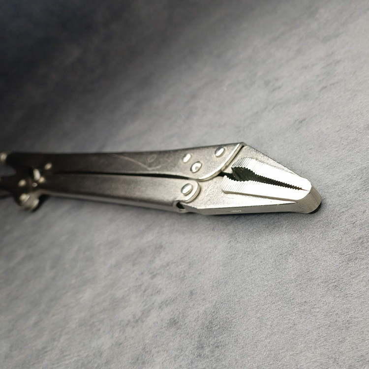 انبر قفلی دم باریکی مستر کرافت مدل CRV-37mm سایز 15 اینچ