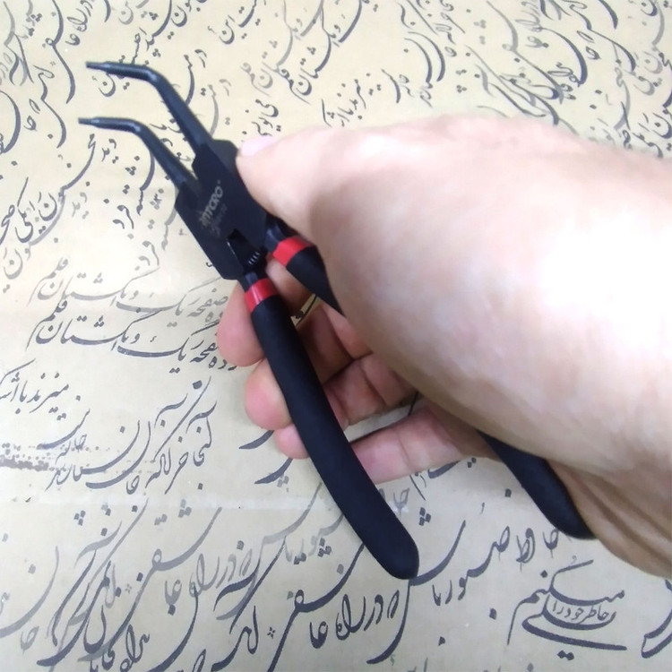 انبر خار باز کن سرکج اینتکرو مدل pliers سایز 7 میلی متر
