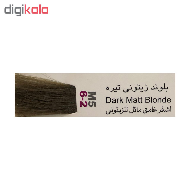 رنگ مو پادینا شماره M5-6-2 حجم 100 میلی لیتر رنگ بلوند زیتونی تیره