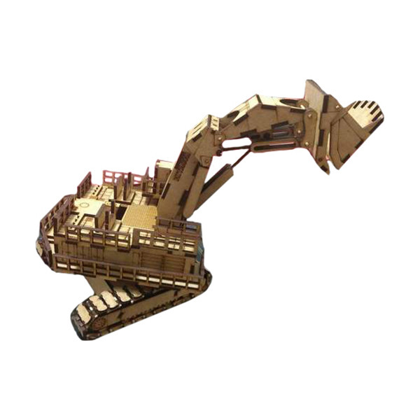 ساختنی مدل ماکت چوبی بیل مکانیکی کد M81