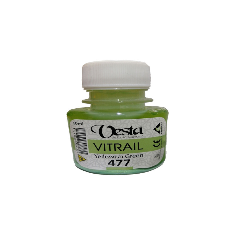 رنگ شیشه وستا کد 477 حجم 40 میلی لیتر