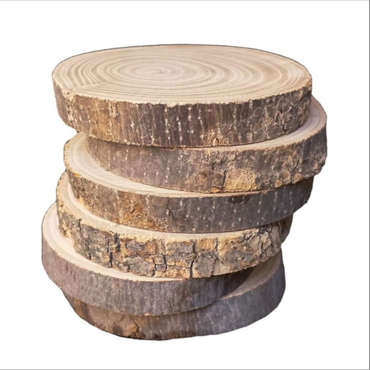 تخته چوب مدل برش تنه درخت بسته 6 عددی