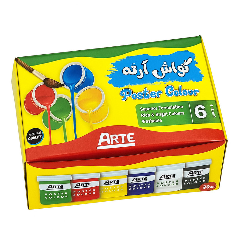 گواش 6 رنگ آرته مدل Art-3