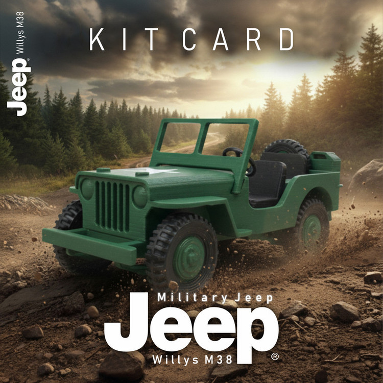ساختنی 19 تکه مدل جیپ jeep-m38
