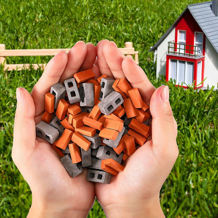 ساختنی مدل آجر مینیاتوری کد Cube 005 بسته 555 عددی