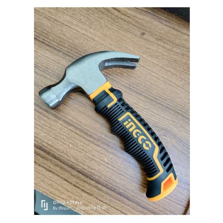 چکش اینکو مدل HMCH-80808D میخ کش دسته کوتاه وزن 340 گرم
