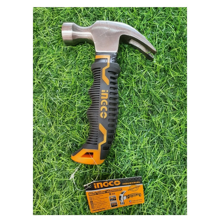 چکش اینکو مدل HMCH-80808D میخ کش دسته کوتاه وزن 340 گرم