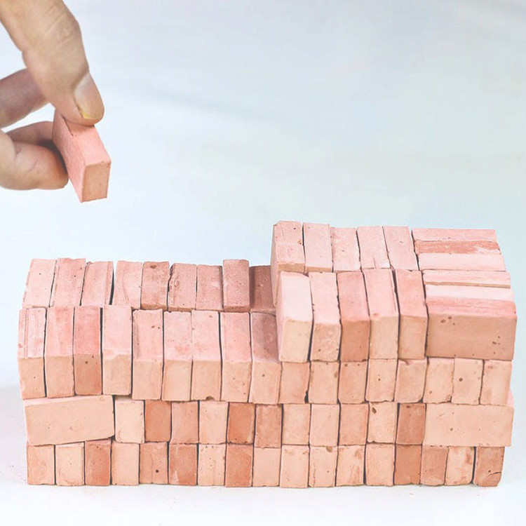 ساختنی مدل آجر مینیاتوری کد Cube 003 بسته 320 عددی