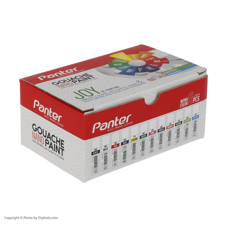 گواش پنتر کد GP-711-6 بسته 6 عددی