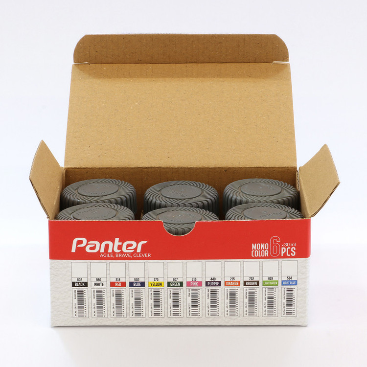 گواش پنتر کد GP-711-6 بسته 6 عددی