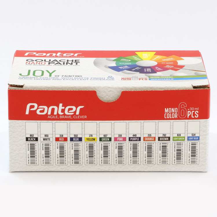 گواش پنتر کد GP-711-6 بسته 6 عددی