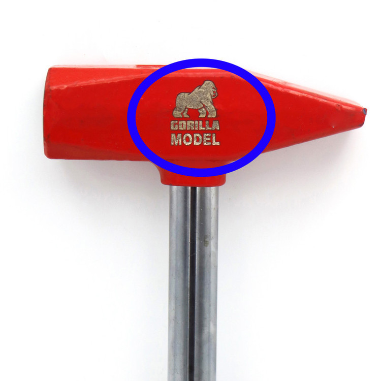 چکش مدل گوریلا کد YP-MOHANDESI-1000GR وزن 1240 گرم