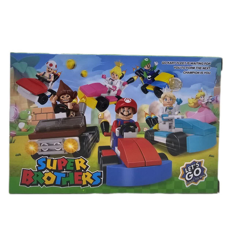 ساختنی 37 تکه ناب سل مدل ماریو ماشین سوار کد 37PCS/PZS SUPER BROTHERS SL89179 NO.1