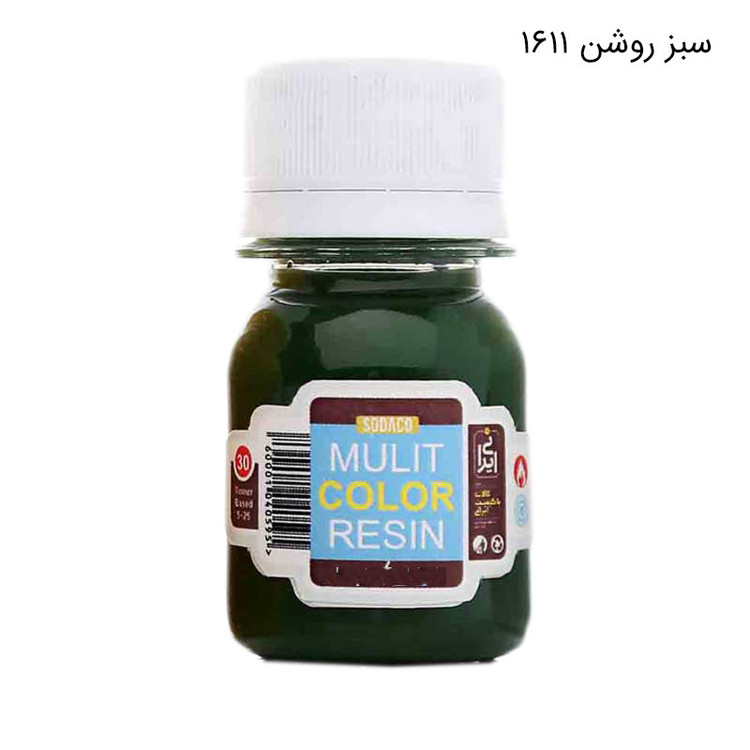 رنگ رزین سوداکو مدل مولتی رزین حجم 30 میلی لیتر