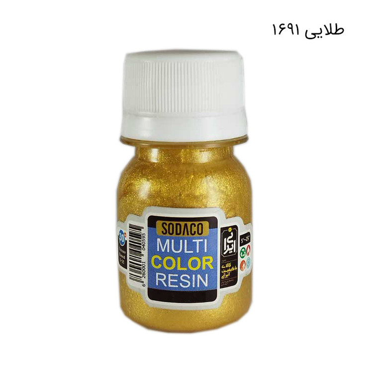 رنگ رزین سوداکو مدل مولتی رزین حجم 30 میلی لیتر