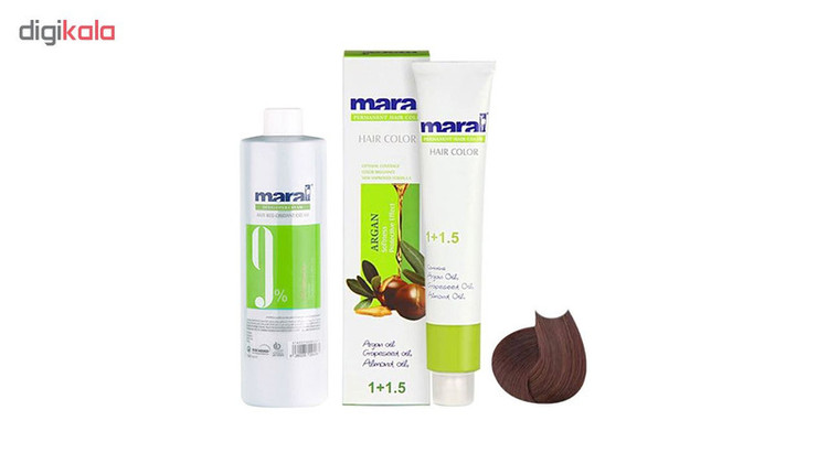 کیت رنگ مو مارال سری الگانس شماره 5.89 رنگ دارچینی
