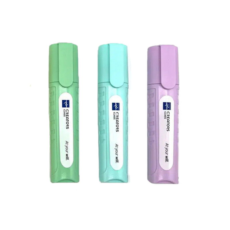 ماژیک علامت گذار کریتورز کلاس مدل BreezyPastel بسته 3 عددی