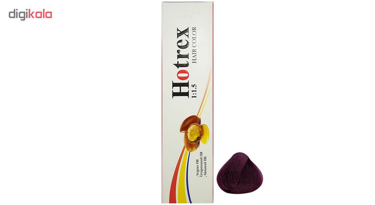 رنگ مو هاترکس سری Violet شماره 4.6 حجم 100 میلی لیتر رنگ شرابی متوسط