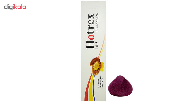 رنگ مو هاترکس سری Violet شماره 6.6 حجم 100 میلی لیتر رنگ شرابی خیلی روشن