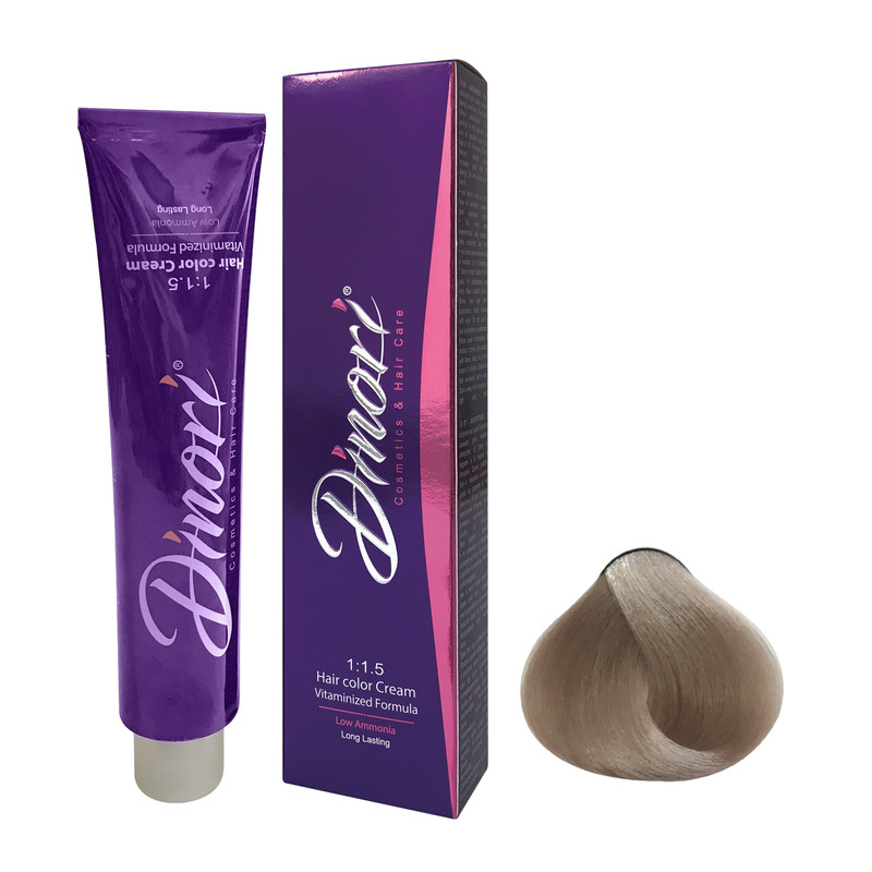 رنگ مو دینوری سری Professional شماره DR8 حجم 100 میلی لیتر رنگ شنی