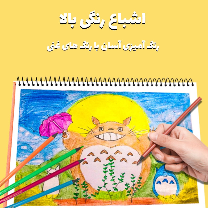 مداد رنگی 24 رنگ پنسینگ مدل F1