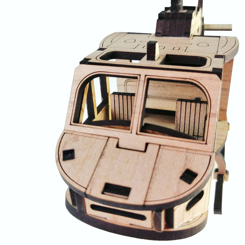 ساختنی مدل سه بعدی ماکت هلیکوپتر کد M20