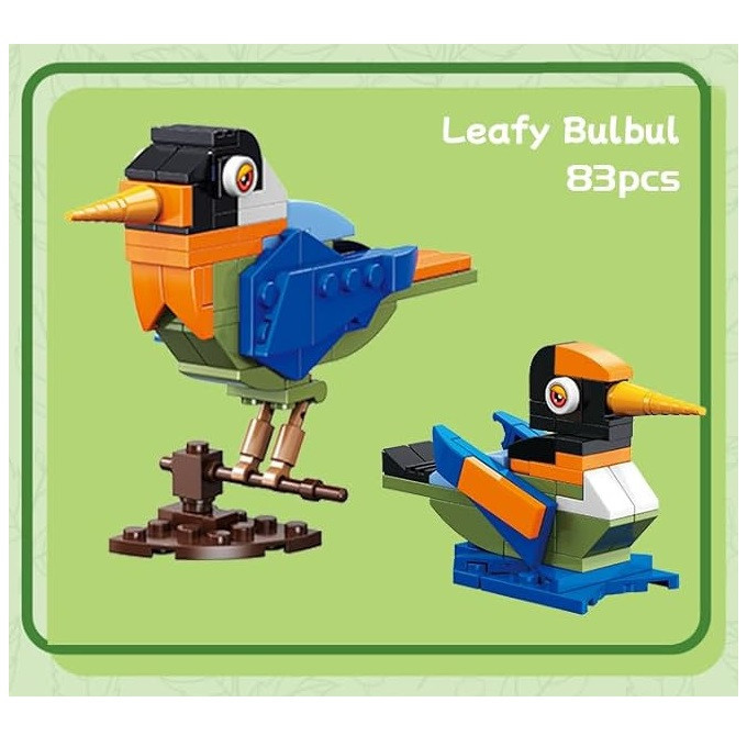 ساختنی مدل پرندگان طرح LEAF BULBUL کد 7991003