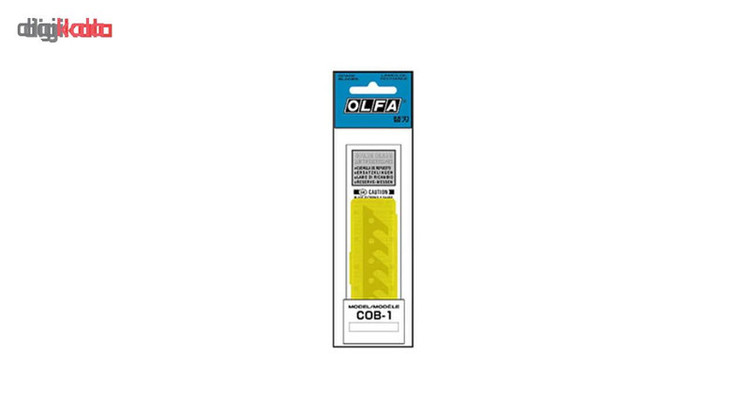 تیغ کاتر الفا کد COB-1 بسته 15 عددی