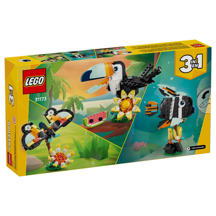 لگو سری Creator 3in1 مدل Wild Animals Tropical Toucan کد 31173