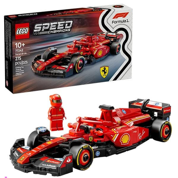 لگو سری اسپید مدل Ferrari SF-24 F1 Race Car کد 77242